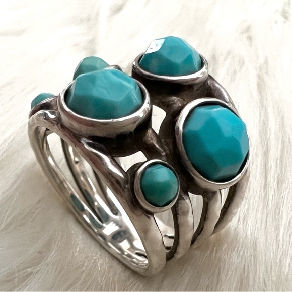Ippolita Kingman mine turquoise and silver ring
ROCK CANDY - Picture 5 of 14